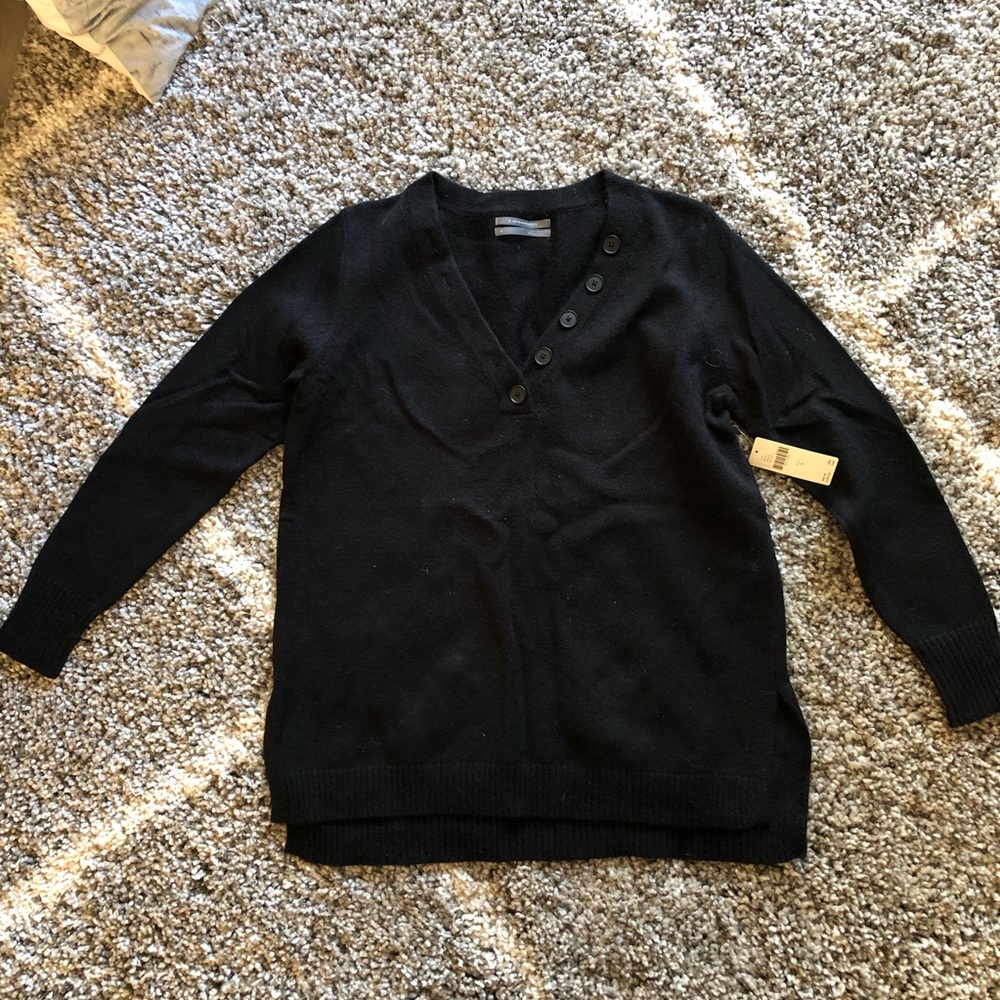 Anthropologie black sweater